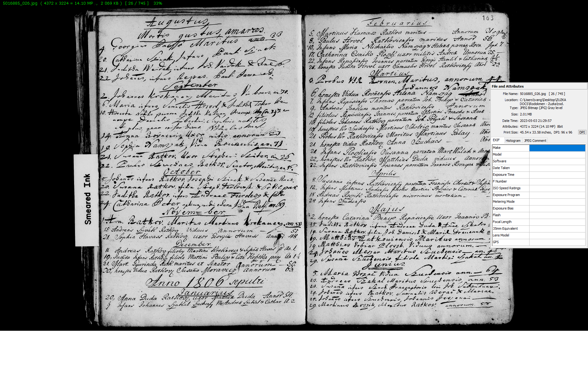 05a Csajko Catharina - Úmrtie (17.02.1806).png